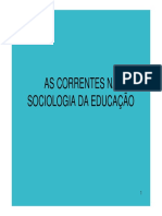 Teorias da Reprodução na Sociologia da Educação