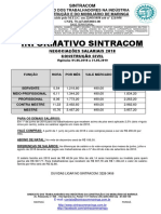 Tabela Salarial Construcao Civil 20182019 PDF