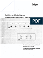 Dräger Medical Gas Pipeline System - Alarm Panel - User Manual