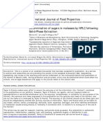 Determination of Sugars in Molasses by HPLC Following