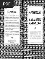 Walter Gorn Old Sepharial Kabbalistic Astrology