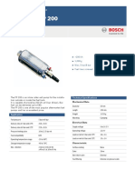 Fuel Pump Bosch 0 580 254 044 Data Sheet PDF