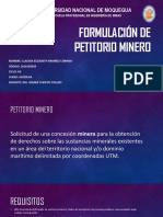 FORMULACIÓN DE PETITORIO MINERO.pptx