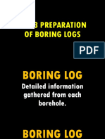 12.13 Preparation of Boring Logs