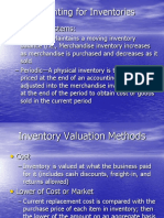 Accounting For Inventories