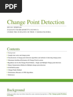 Change Point Detection