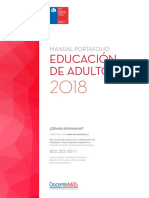 Manual Portafolio de Educacion de Adultos