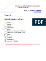 Paper-1 Islamic Jurisprudence