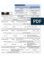 CV Técnico Logística