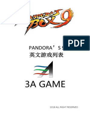 Lista de Jogos da Consola PandoraBox 9