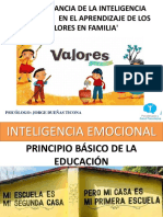 Inteligencia Emocional y Valores