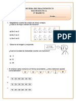 Diagnóstico Matemáticas 2º