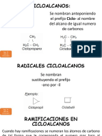 Cicloalcanos: propiedades físicas y químicas