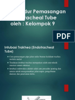 Prosedur Pemasangan Endotracheal Tube