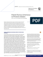 Patent Ductus Arteriosus in Preterm Infants: Clinical Report