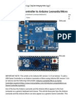 Add USB Game Controller To Arduino Leonardo - Micro - 9 Steps