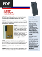 SR-2400 Product Sheet