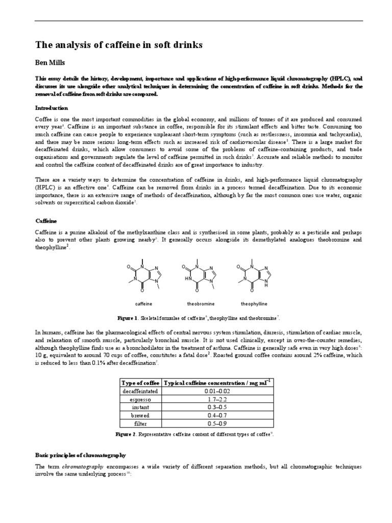 Argumentative essay on caffeine picture