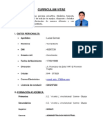 CV Gerente Logística Dinámico