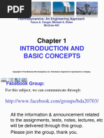 Introduction and Basic Concepts: Thermodynamics: An Engineering Approach