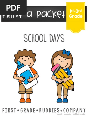 Back to School Reading Comprehension Packet 