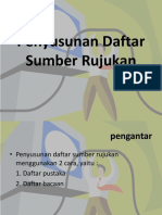 10. Penyusunan Daftar Sumber Rujukan