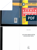 Prcic RECNIK ENGLESKIH GEOGRAFSKIH IMENA PDF