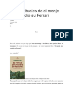 Los 10 rituales del monje que vendió su Ferrari