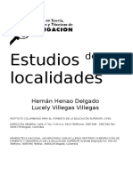 Estudios de Localidades