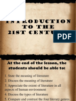 Introduction To The 21st Century