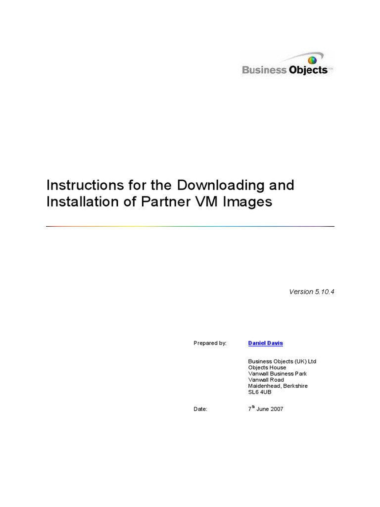 Partner VM Image Installation Guide | PDF | Virtual Machine | Microsoft ...