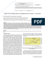 Productivity Improvement in Underground Coal Mines - A Case Study