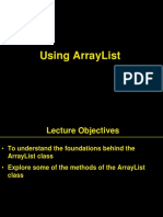 Using ArrayList Finalized