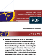 Jam Dan Hari Kerja Di Lingkungan Kementerian Perhubungan