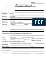 4002ENG Industry Experience Report Form