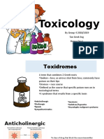 Toxicology: by Group 4 2018/2019 Tan Geok Eng Reena Dewi