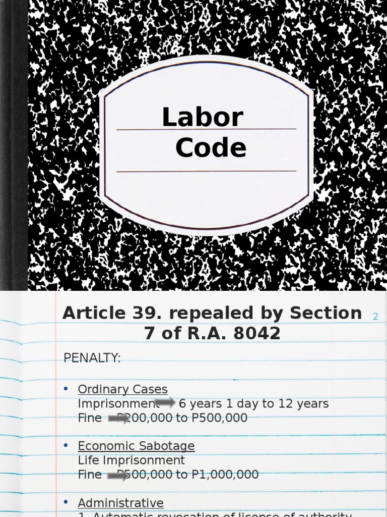homeworker labor code