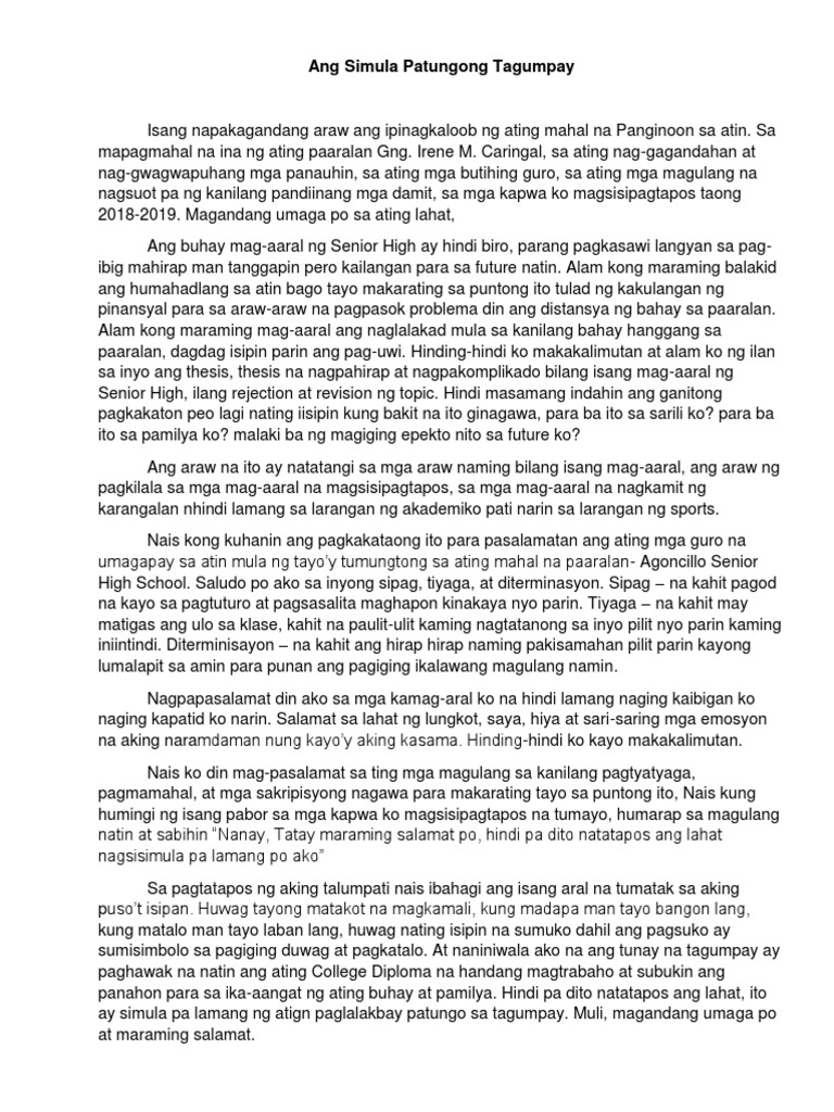 Talumpati | PDF