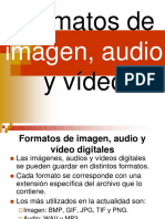 formatos audio y video