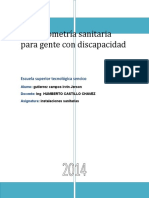 Antropometría de Instalaciones Sanitarias