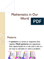 Mathematics in Our World