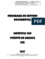 Programa de Gestion Documental