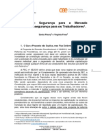 Capitalização. Segurança para o Mercado Financeiro, Insegurança para Os Trabalhadores