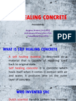Self Healing Concrete