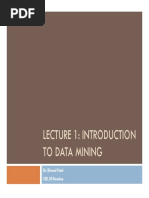 Lecture 1 Introduction To Data Mining