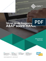 Técnicas Programacion ABAPsobre HANA