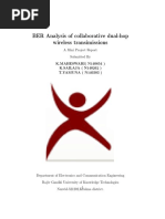 BER Analysis of Collaborative Dual-Hop Wireless Transimissions