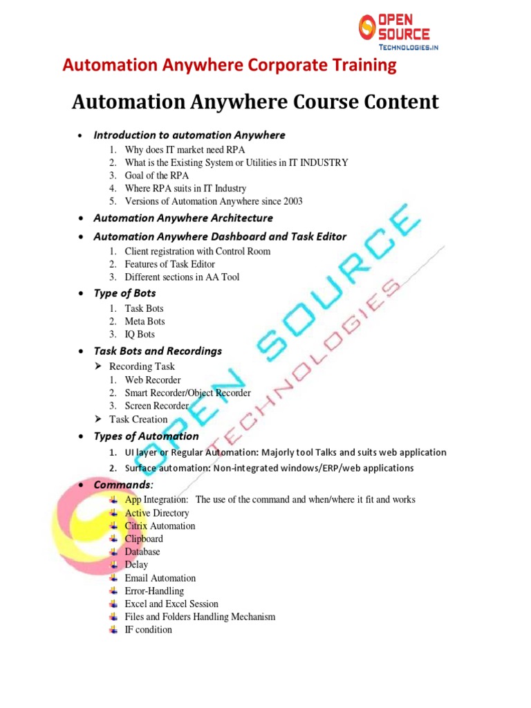 Automation Anywhere Content | PDF | Web Application | World Wide Web