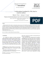 Photocatalysis of 4-Chlorophenol Mediated by Tio Fixed To Concrete Surfaces