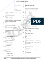 NTSe 2014 Solution PDF